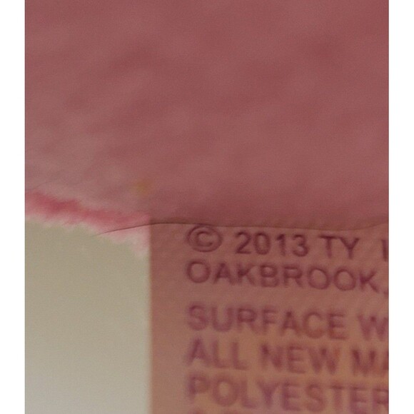 TY Beanie Ballz Gilly the Pink & Black Fish 8" Stuffed Toy Plush Striped 2013 - Picture 6 of 9